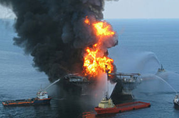 The gulf of Mexico oil spill in 2010